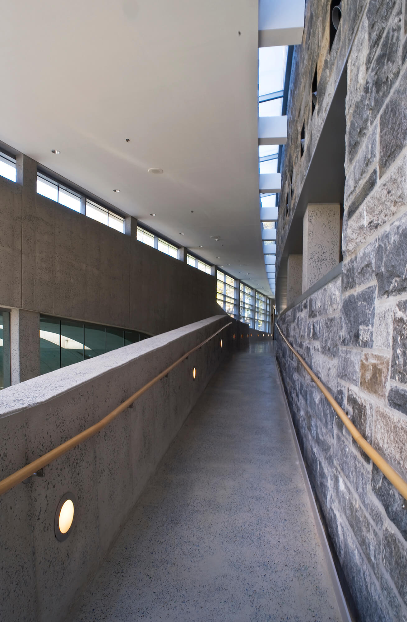 College of New Rochelle Stone Wall Ramp